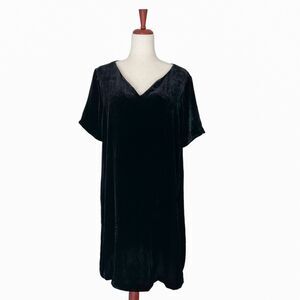 Sundance Black Velvet Midi Dress